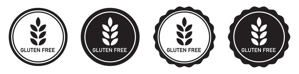 Gluten free icon. Non gluten icon, vector illustration - obrazy, fototapety, plakaty