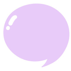 Obraz premium Green speech bubble