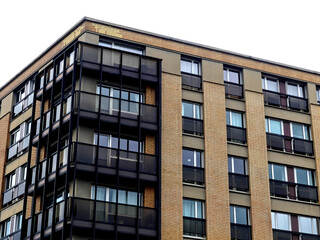 Lille, April 2023: Magnificent facades of the buildings of Lille, the capital of Flanders