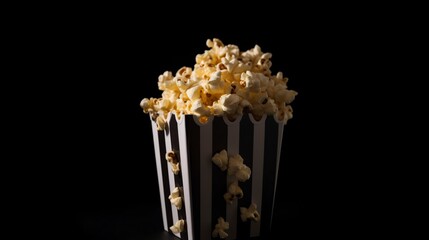 Popcorn, Generative AI, Illustration