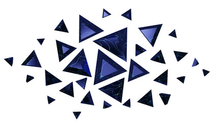 triangles with liquid textures for cutouts and design work.