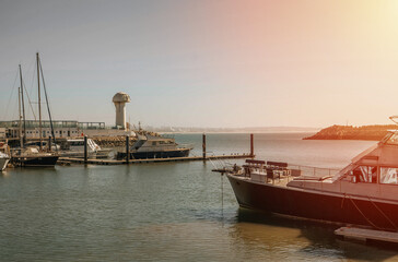 Fototapeta premium Moroccan port of Agadir Marina