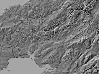 Carmarthenshire, Wales - Great Britain. Bilevel. No legend