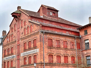 Low angle view of Hanseatic building in Wismar
