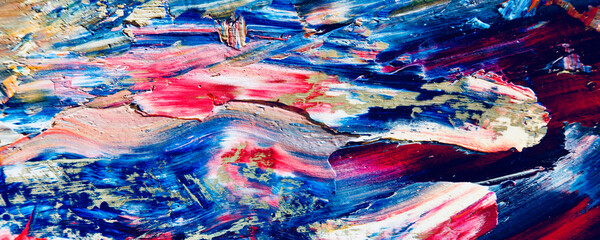 Colorful abstract background wallpaper. Modern motif visual art. Mixtures of oil paint. Trendy hand painting canvas. Wall decor and Wall art prints Idea. 3D texture