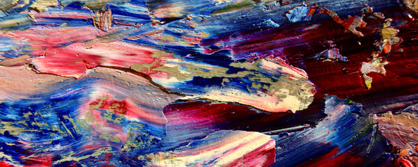 Colorful abstract background wallpaper. Modern motif visual art. Mixtures of oil paint. Trendy hand painting canvas. Wall decor and Wall art prints Idea. 3D texture