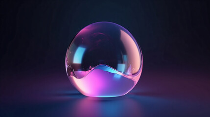 Abstract of a bubble, modern background design