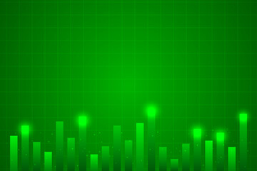 Stock Market Trading Background. Wallpaper. Finance Banner. Economic. Graph. Vector Illustration