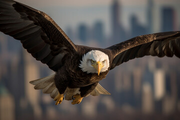 american bald eagle in flight