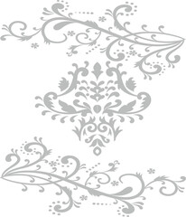 abstract floral frame