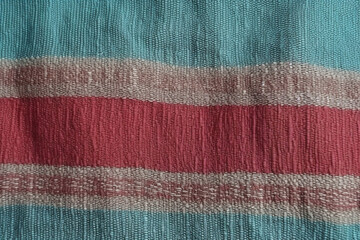 Obraz premium fabric texture background. blue. generative ai 