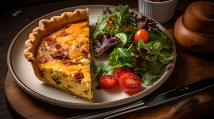 Quiche Lorraine, a Delicious Egg and Bacon Tart