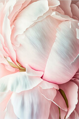 pastel pink flower petals created with Generative Ai technology