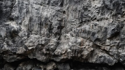 Fototapeta na wymiar Black and white background. Volumetric black stone background. 3d effect. Rock texture. Granite mountain texture. Close-up