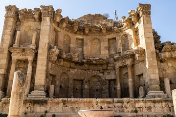 Römische Stadt Jaresh in Jordanien