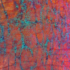 abstract orange and aqua background