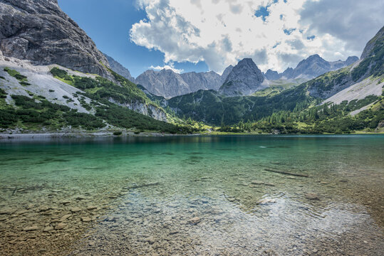 The Seebensee lake, in the Mieming Range, State of Tyrol, Austria. © ihervas