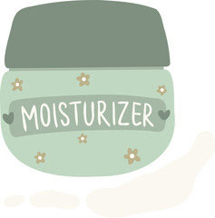 Moisturizer Skincare Illustration