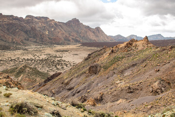 Blick vom Roque da Garcia im Teide Nationalpark auf der Insel Teneriffa