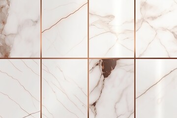 backdrop made of marble with a white texture. Generative AI