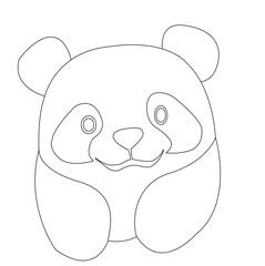 teddy bear cartoon,line art
