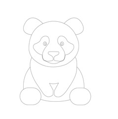 Obraz na płótnie Canvas illustration of bear