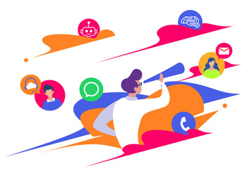 Omnichannel marketing survey for customer experience and satisfaction. Looking for customer loyalty via omnichannel.
