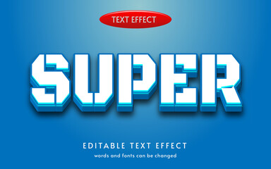 super text effect editable