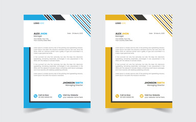 The Best Corporate Business Letterhead Design Template