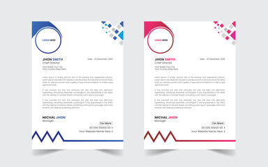 The Best Corporate Business Letterhead Design Template