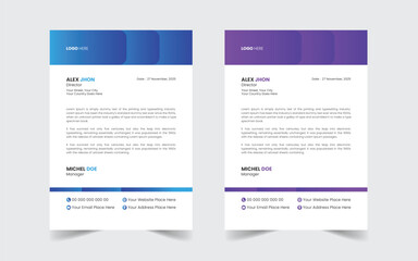 The Best Corporate Business Letterhead Design Template