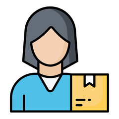 Product Owner Line Color Icon