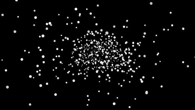 Starfield dots seamless loop 2160p 4k