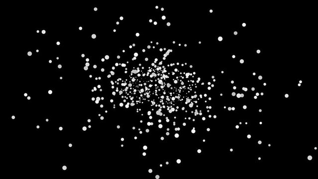 Rotating starfield dots seamless loop 1080p HD