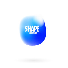 blue button with a text