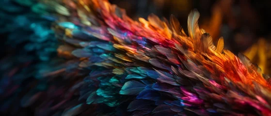 Papier Peint photo autocollant Mélange de couleurs Bright, pulsating colors, dynamic shades. Generative AI