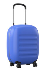 3D suitcase. Travel bag. 3D illustration.