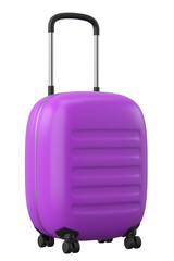 3D suitcase. Travel bag. 3D illustration.