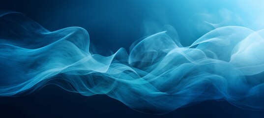 Obraz premium Abstract blue background. Generative AI