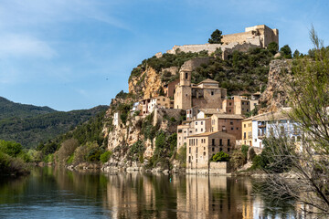 Fototapeta na wymiar Village of Miravet in Tarragona, Catalonia, Spain