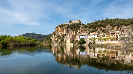 Fototapeta na wymiar Village of Miravet in Tarragona, Catalonia, Spain