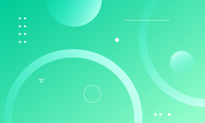 abstract blue background with circles. Vector illustration