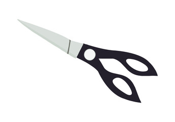 Steel blade on white background