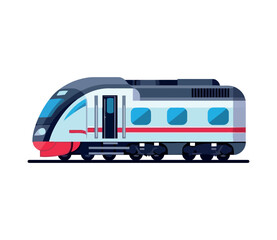 Obraz na płótnie Canvas Modern electric high speed train