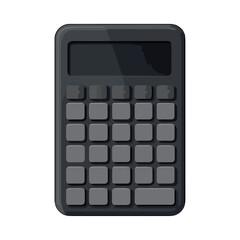 Modern calculator icon, isolated