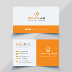 Professional elegant modern business card design