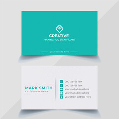 Professional elegant modern business card design