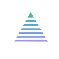 Infographic Diagram Triangle Icon