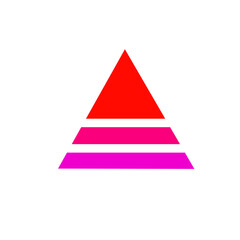 Infographic Diagram Triangle Icon