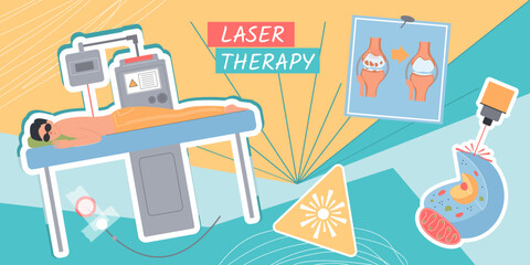 Laser Therapy Flat Collage